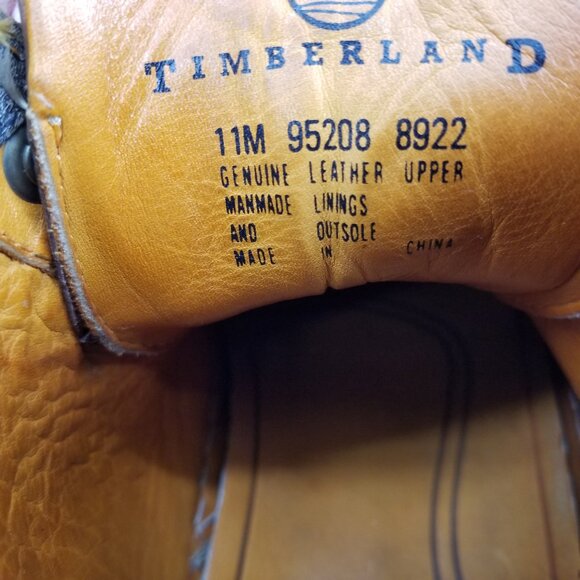 Timberland Euro Hiker Leather Boots Brown Black Leather  Men's 11 - Picture 10 of 10